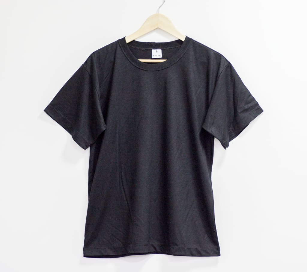 CAMISETA MALHA FRIA PRETA REF:0502