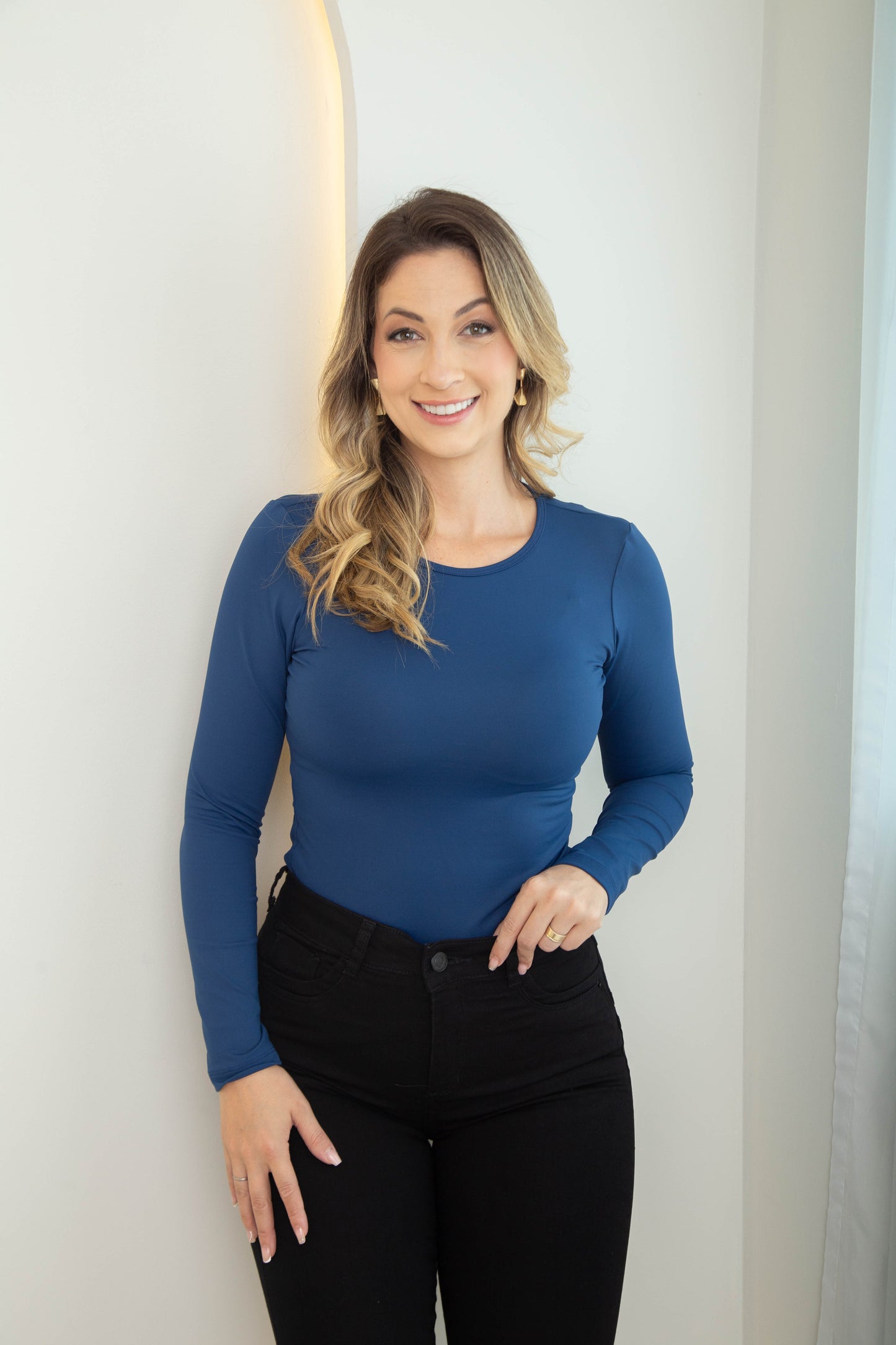 BLUSA BASICA MANGA LONGA THIPTON REF: 14682